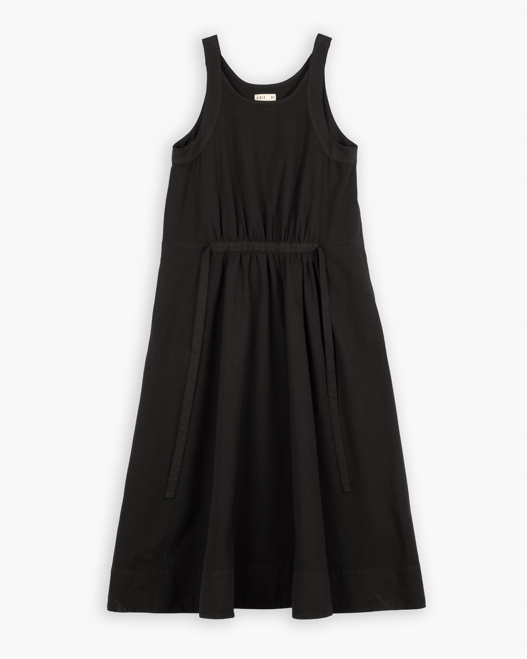 G.o.D Apron Dress Faro Cotton Black
