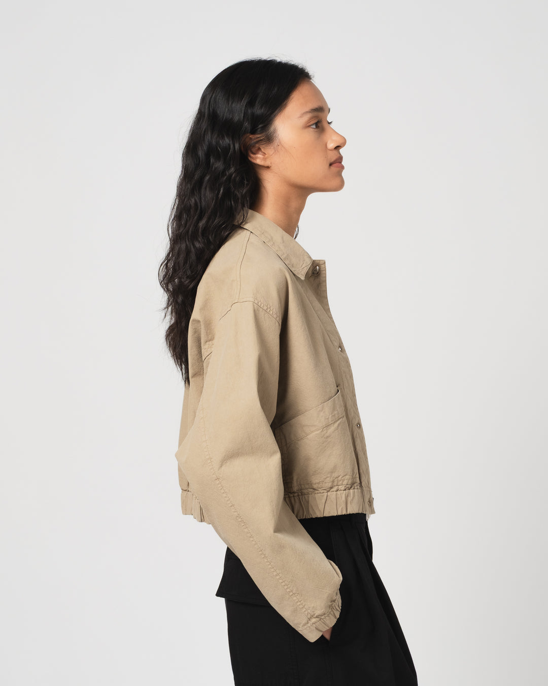 G.o.D Artisan Shirt Cotton Linen Kelp