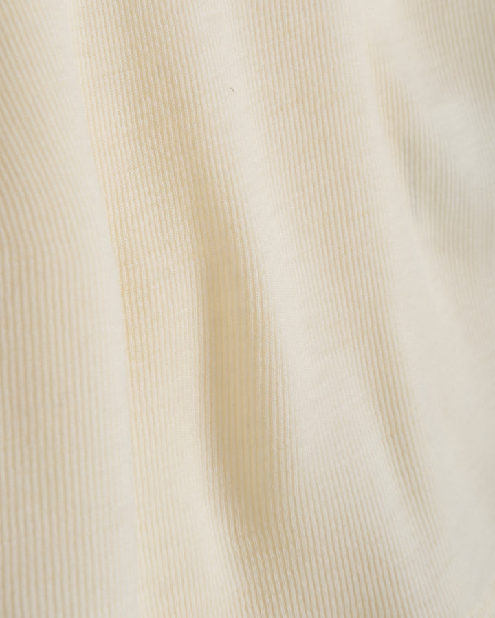 G.o.D Body Top Rib Wool Off White