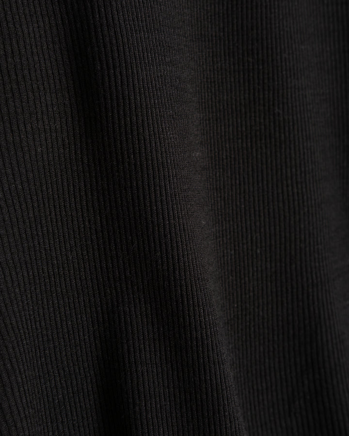G.o.D Turtle Neck Rib Wool Black