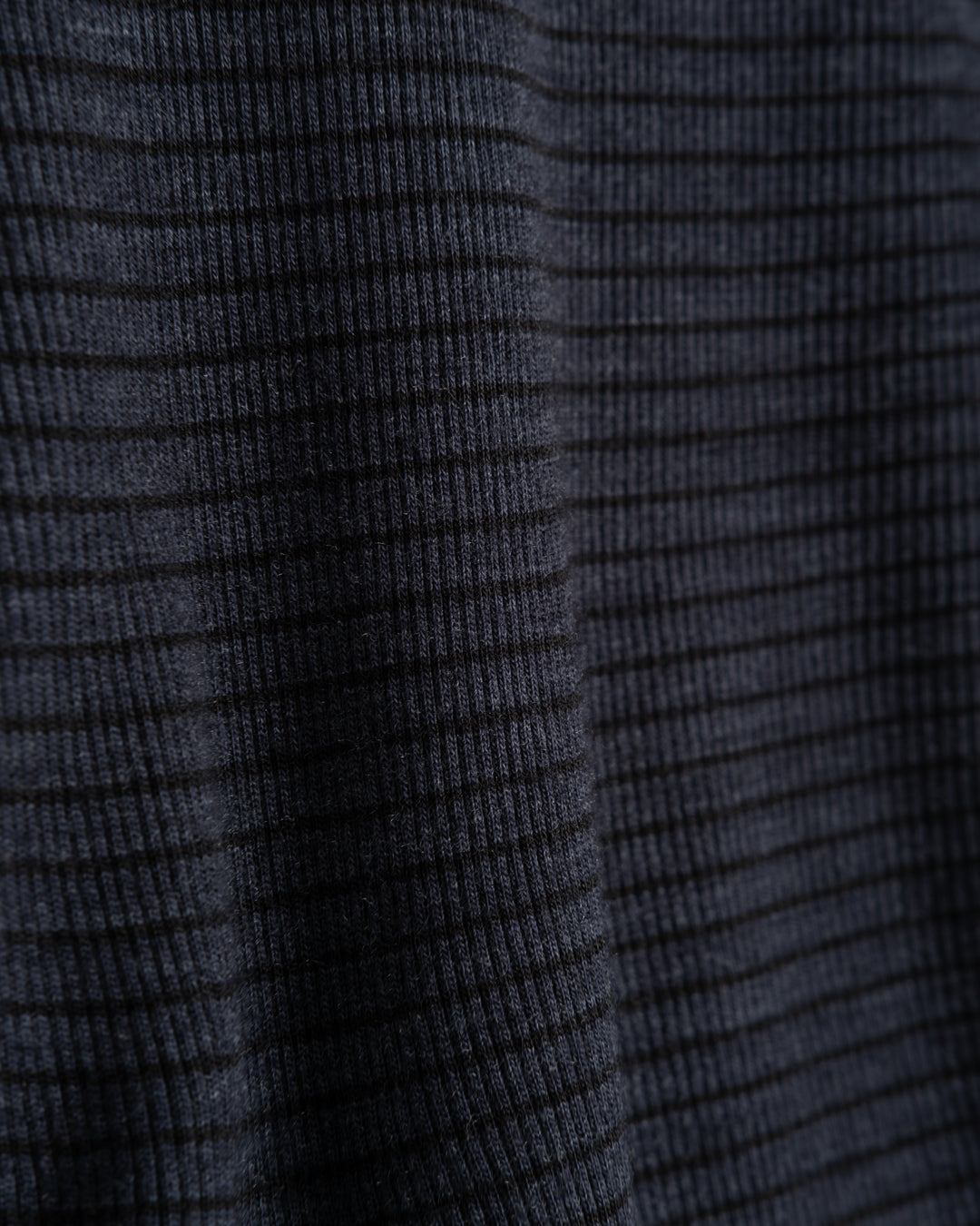 G.o.D Turtle Neck Rib Wool Blue