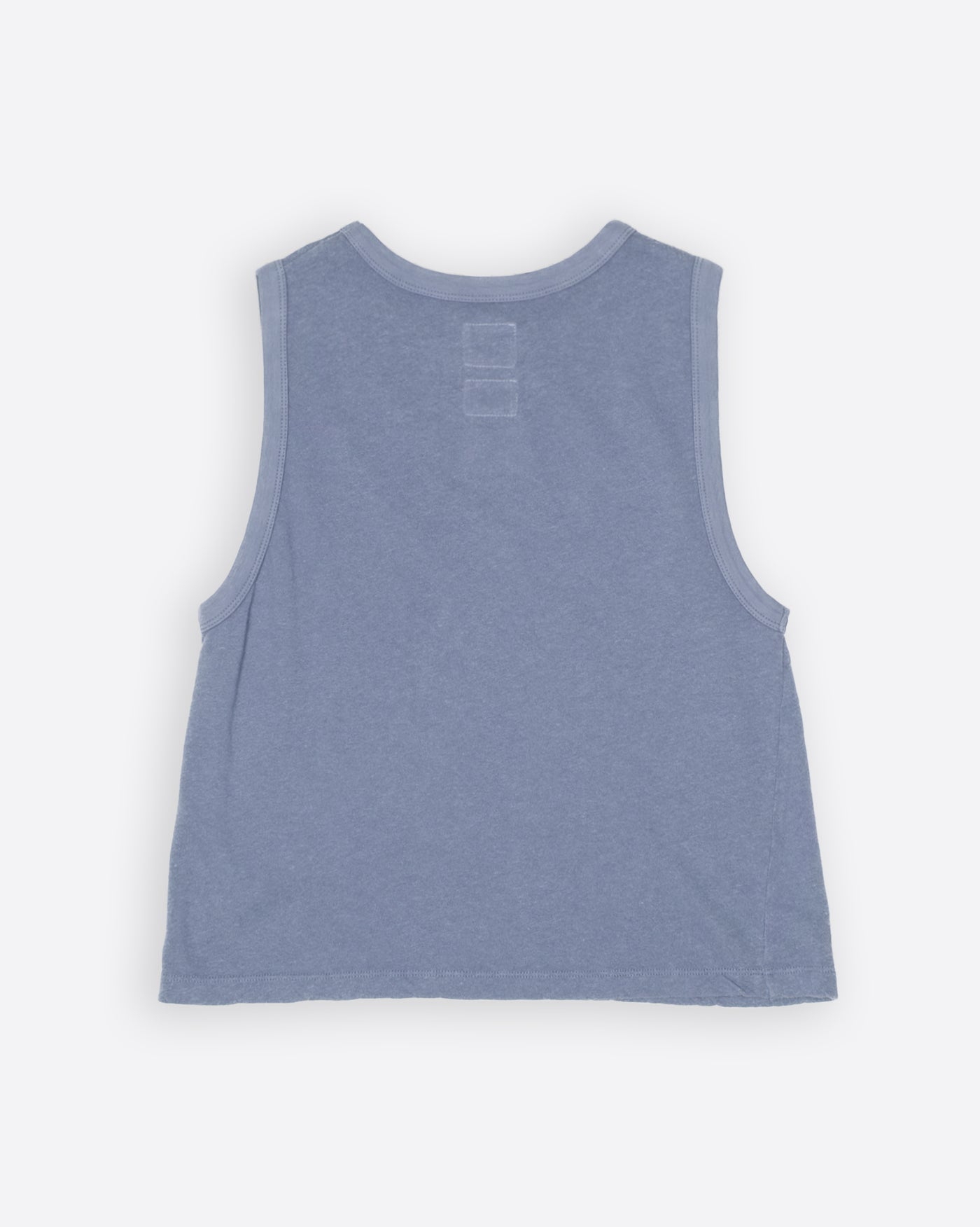 G.o.D Johnny Top Cotton Hemp Riviera Blue