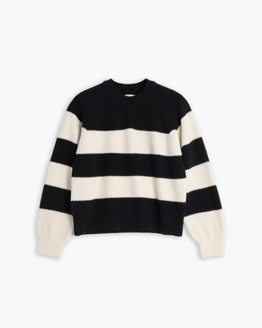 G.o.D Puddle Sweater Delta Yarn Off White / Black Stripes