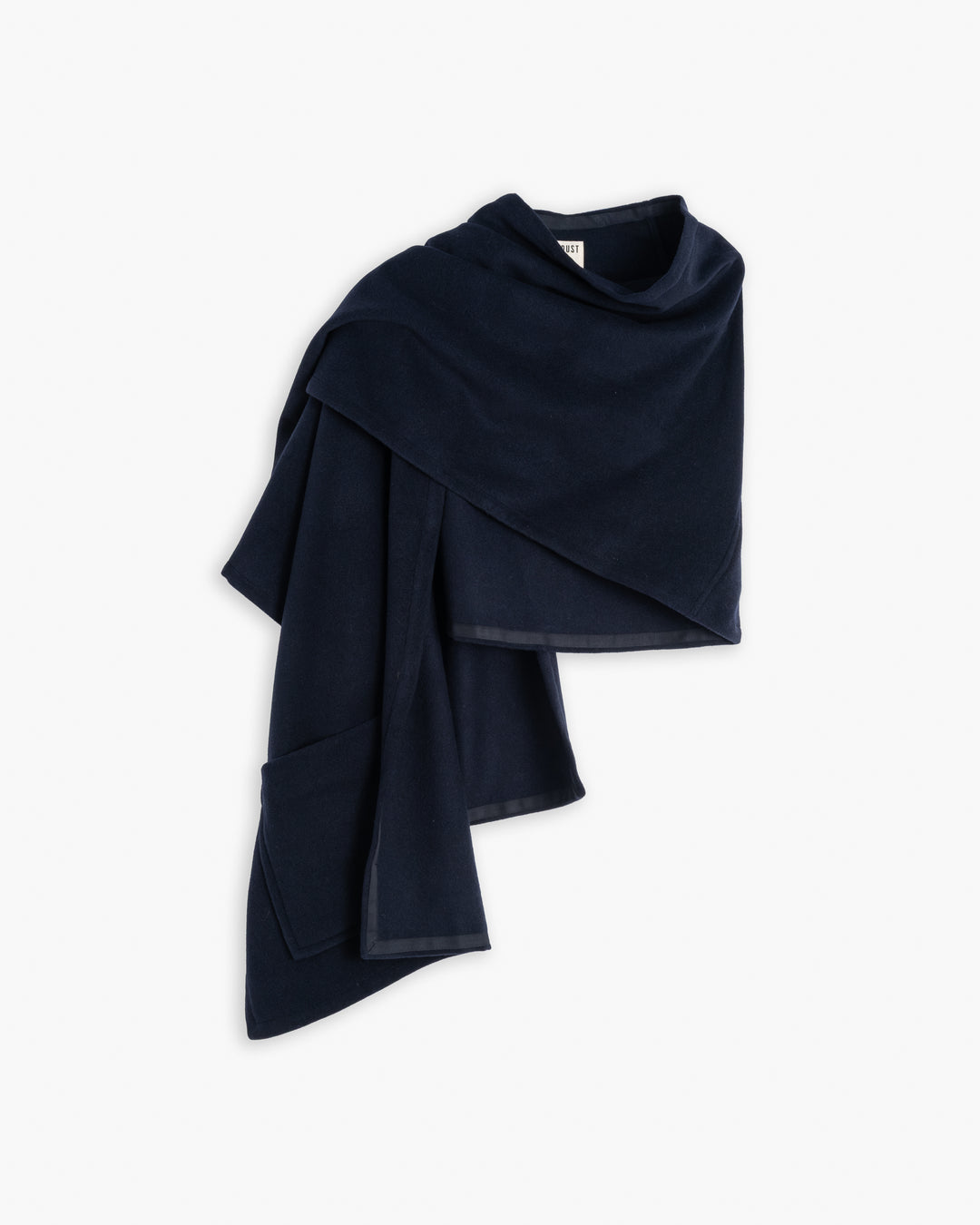 G.o.D Blanket Scarf Pachuca Wool Navy