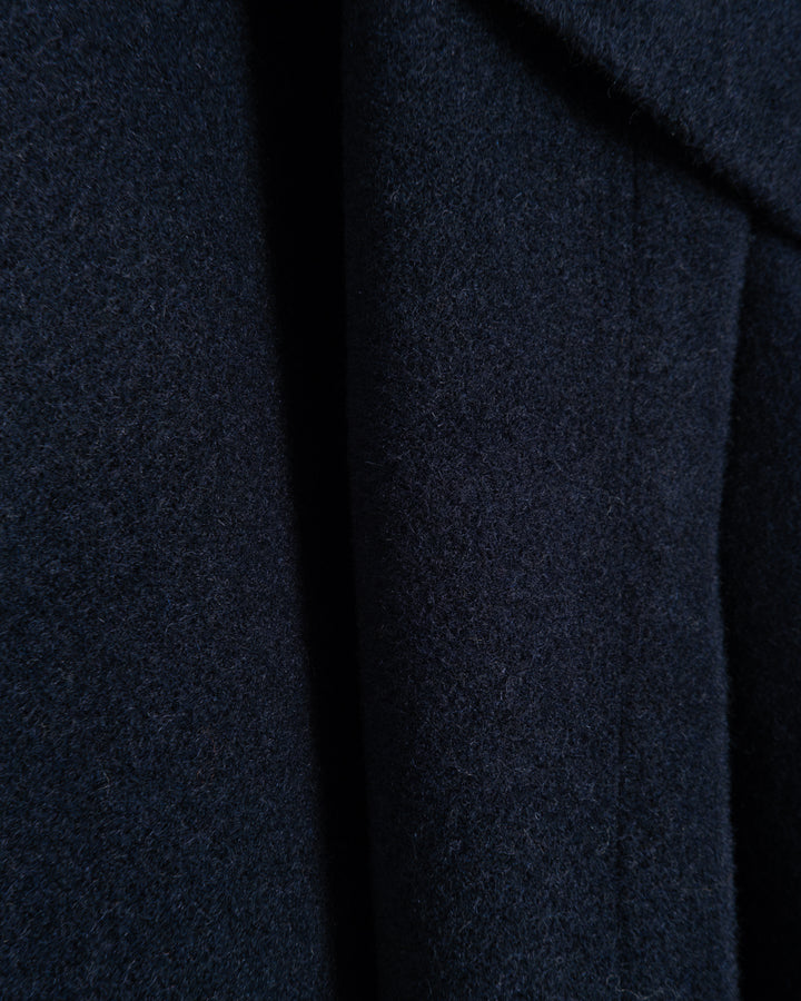 G.o.D Blanket Scarf Pachuca Wool Navy