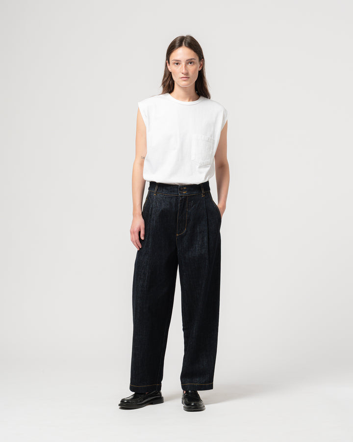 G.o.D British Worker Pants organic selvedge  Denim Blue