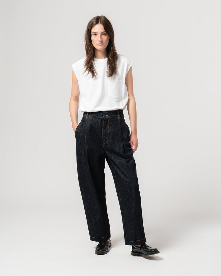 G.o.D British Worker Pants organic selvedge  Denim Blue
