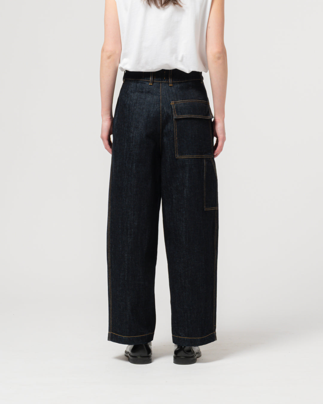 G.o.D British Worker Pants organic selvedge  Denim Blue