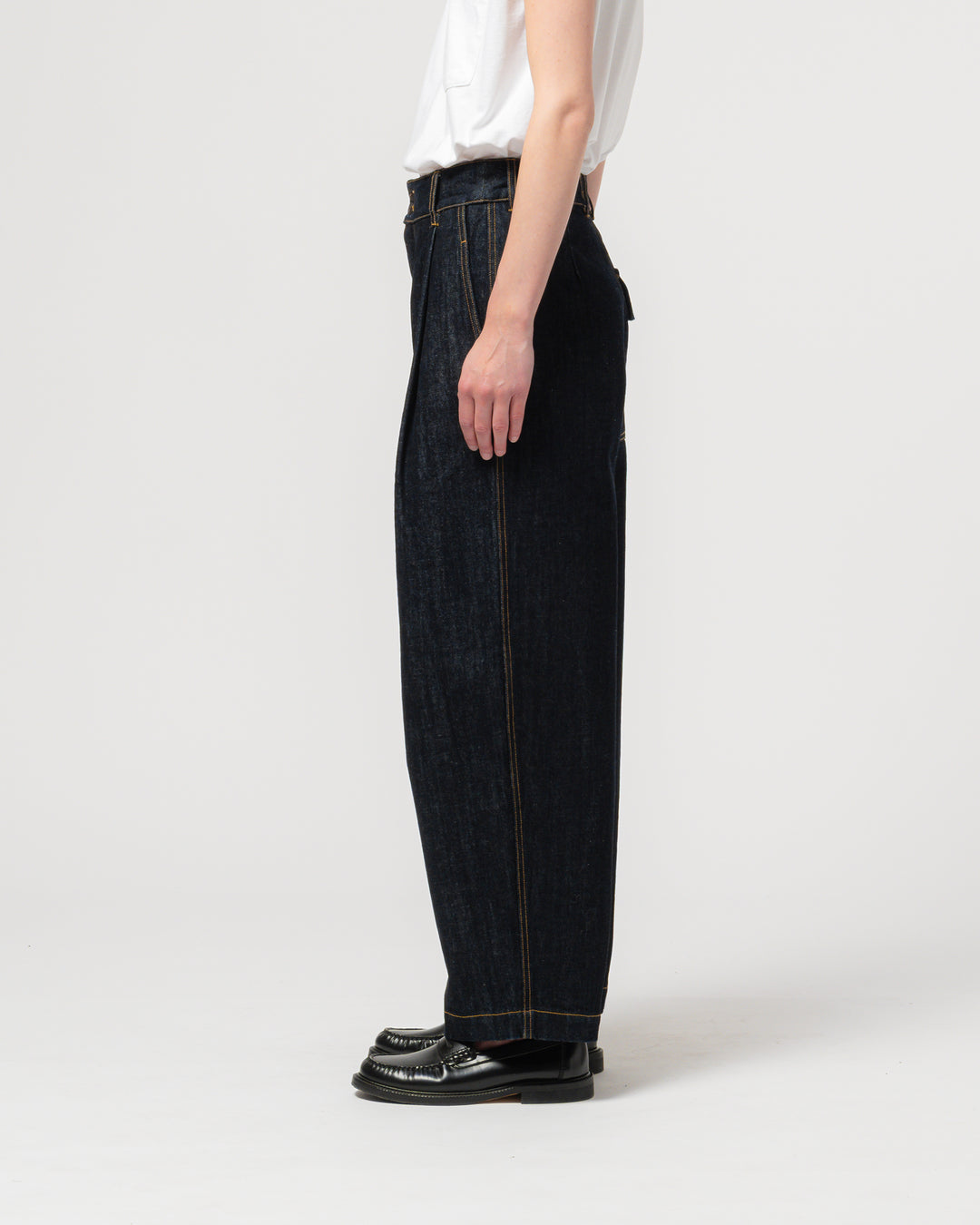 G.o.D British Worker Pants organic selvedge  Denim Blue