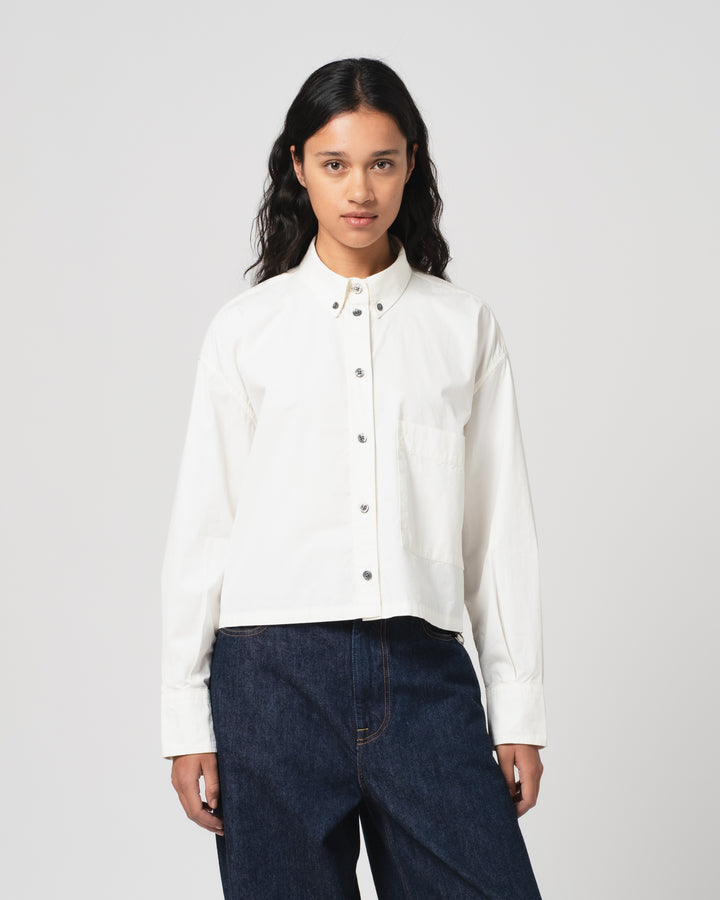 G.o.D Cubic Shirt Poplin White