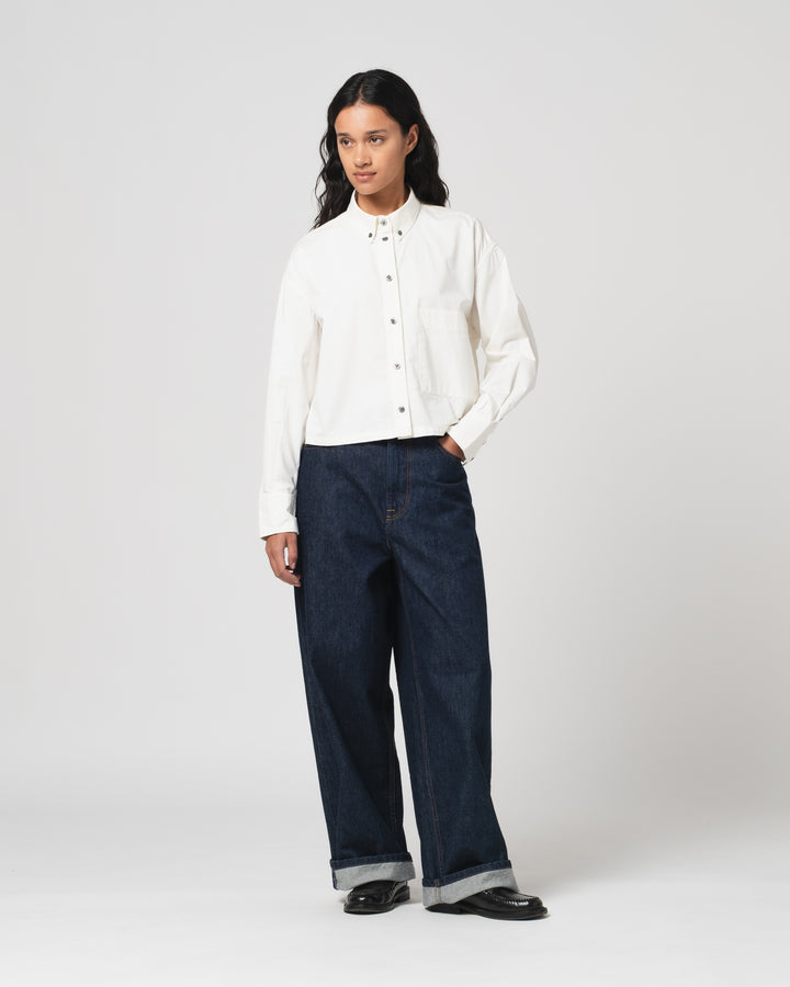 G.o.D Cubic Shirt Poplin White