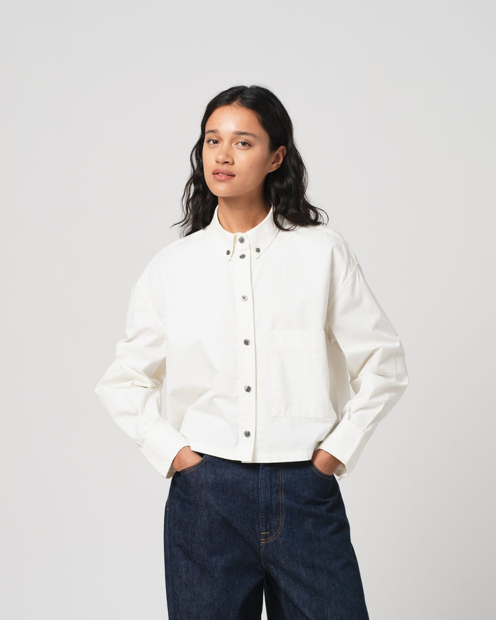 G.o.D Cubic Shirt Poplin White