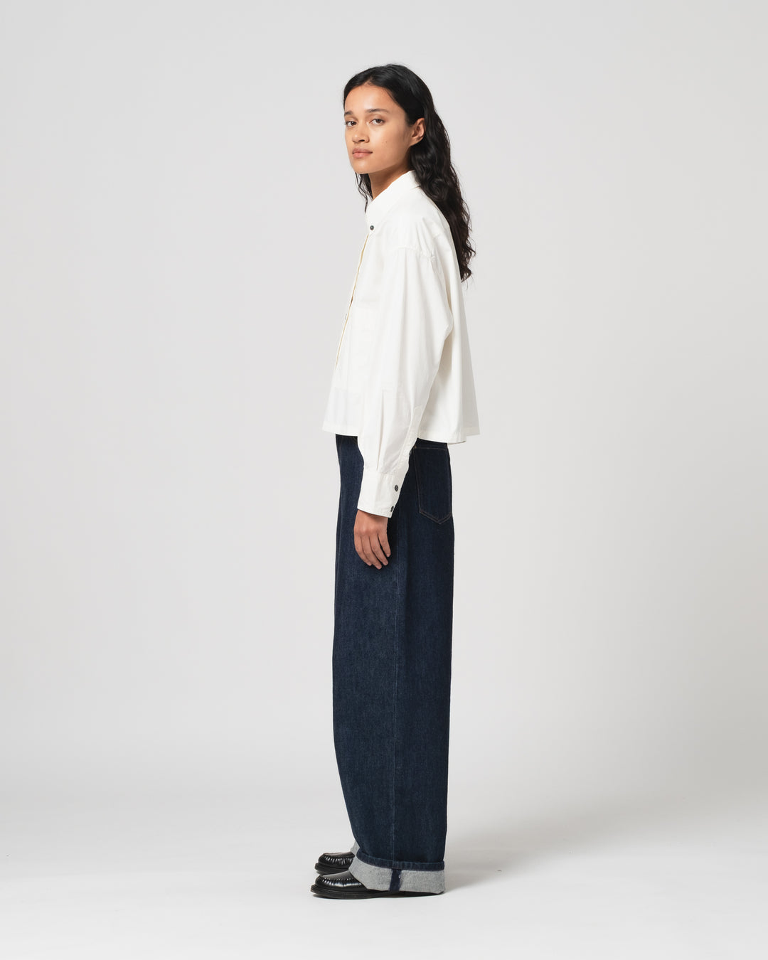 G.o.D Cubic Shirt Poplin White
