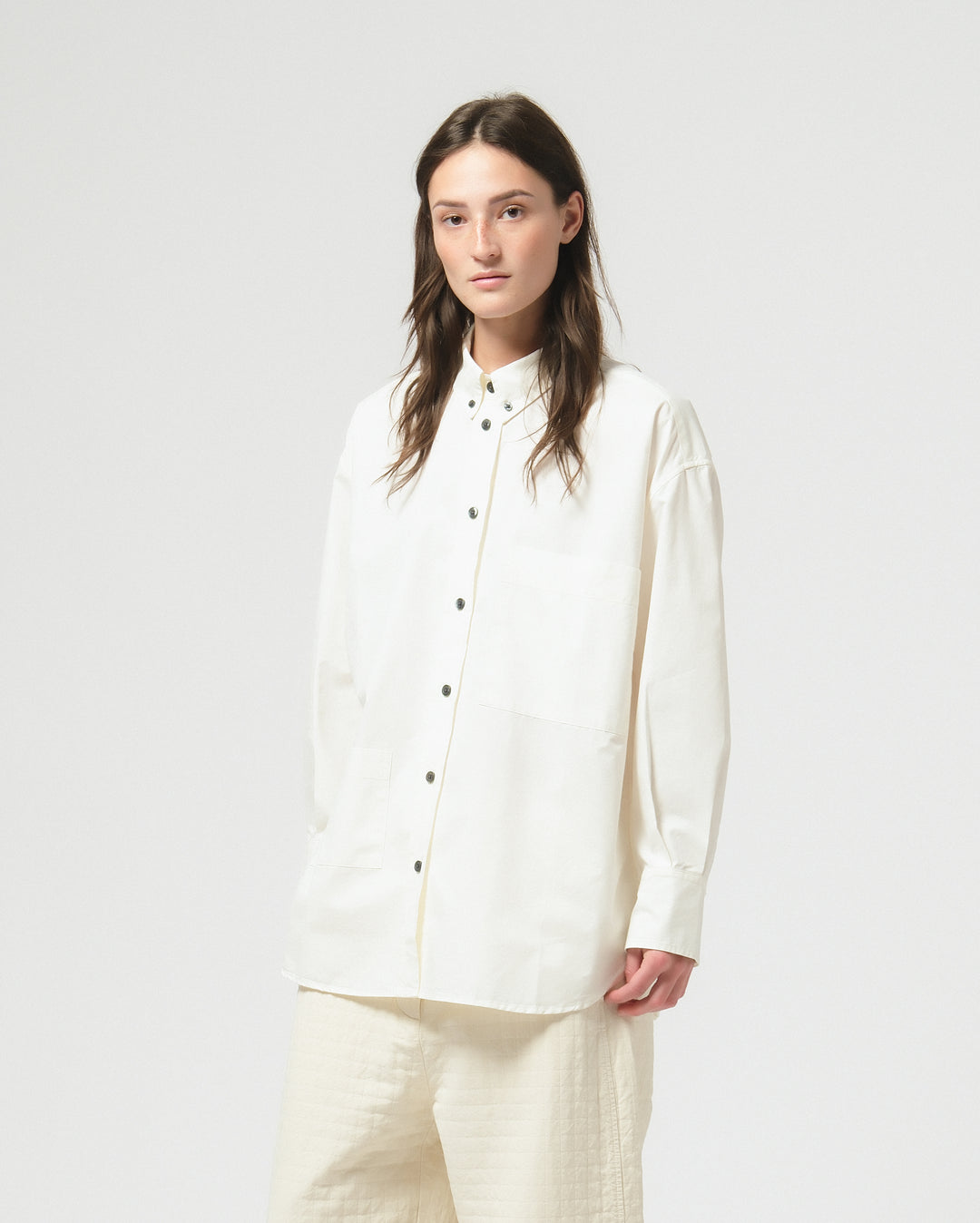 G.o.D Icon Shirt Poplin White