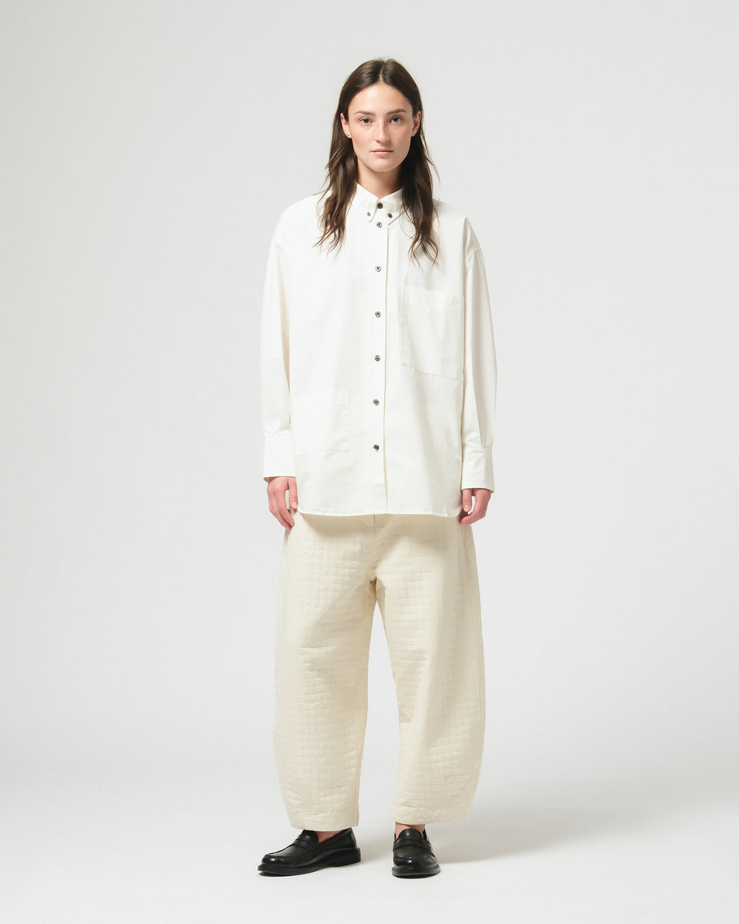 G.o.D Icon Shirt Poplin White