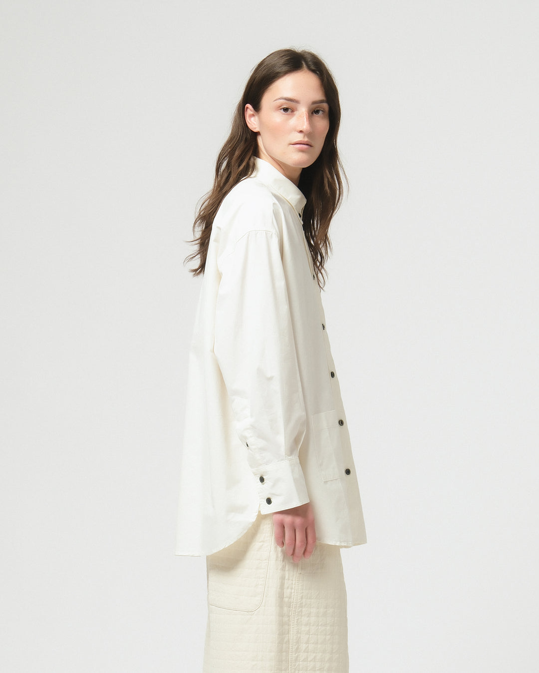 G.o.D Icon Shirt Poplin White
