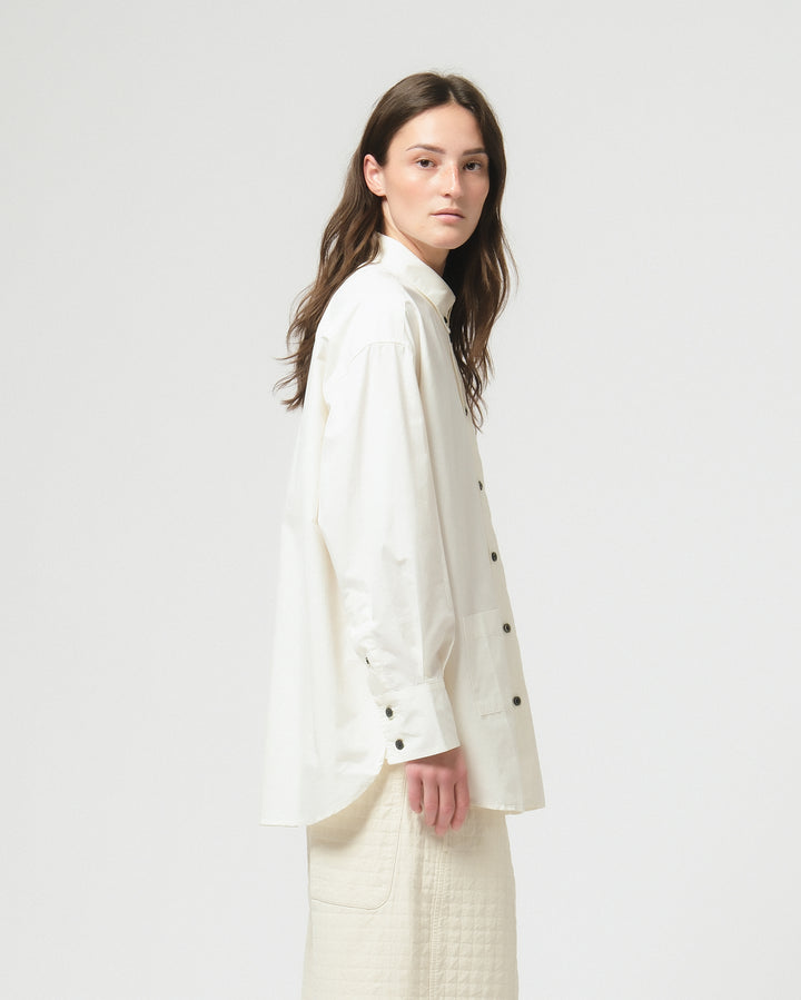 G.o.D Icon Shirt Poplin White