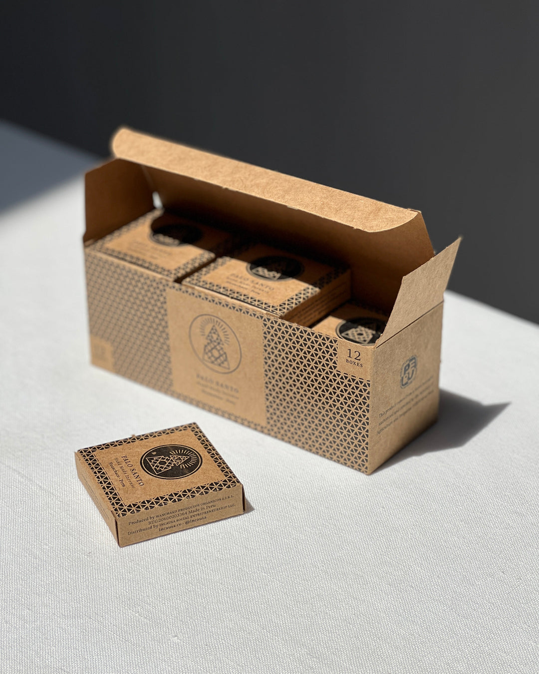 Palo Santo Hand Pressed Incense Box of 4