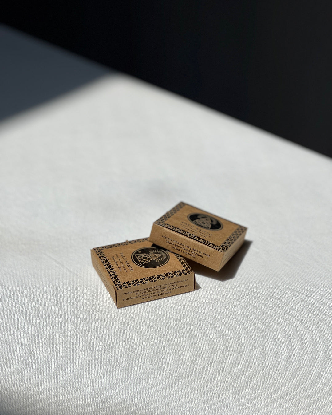 Palo Santo Hand Pressed Incense Box of 4