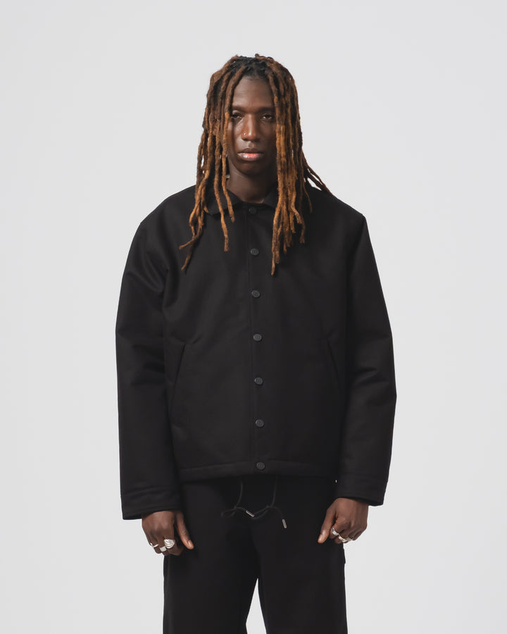 Dago Jacket ネブラスカ コットン ブラック