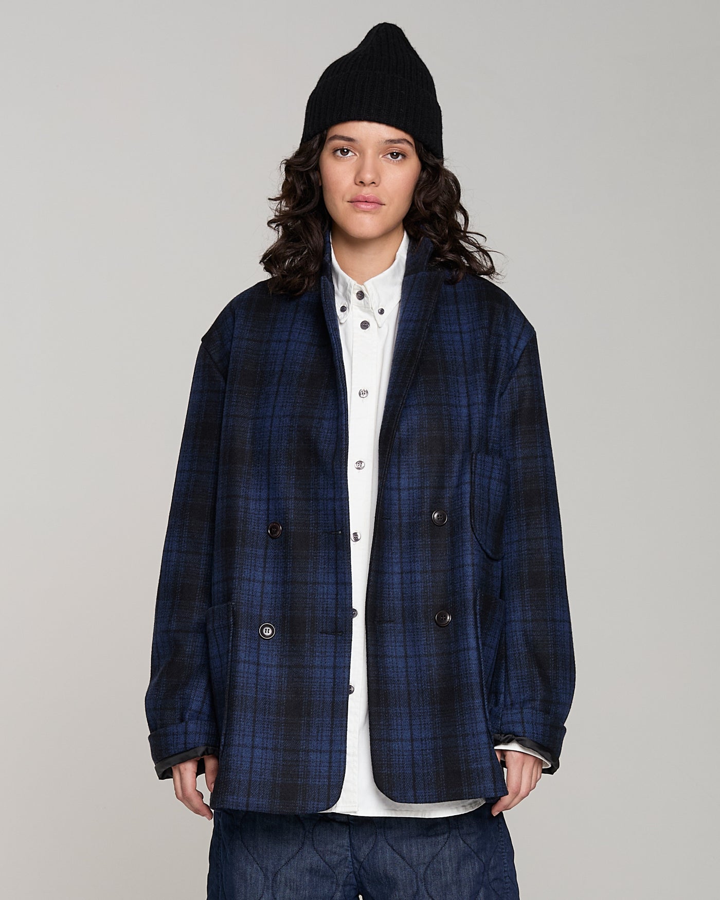 Blazer Monitoba Wool Check Blue/Black