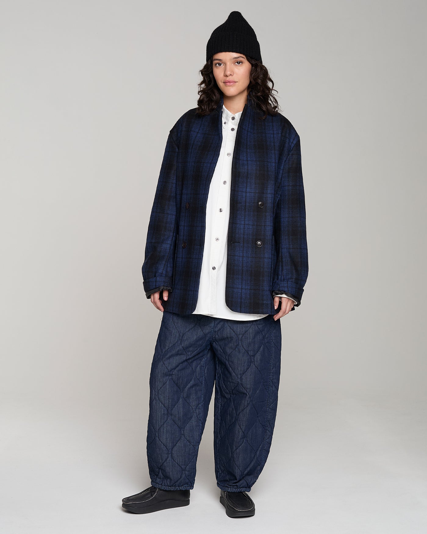 Blazer Monitoba Wool Check Blue/Black