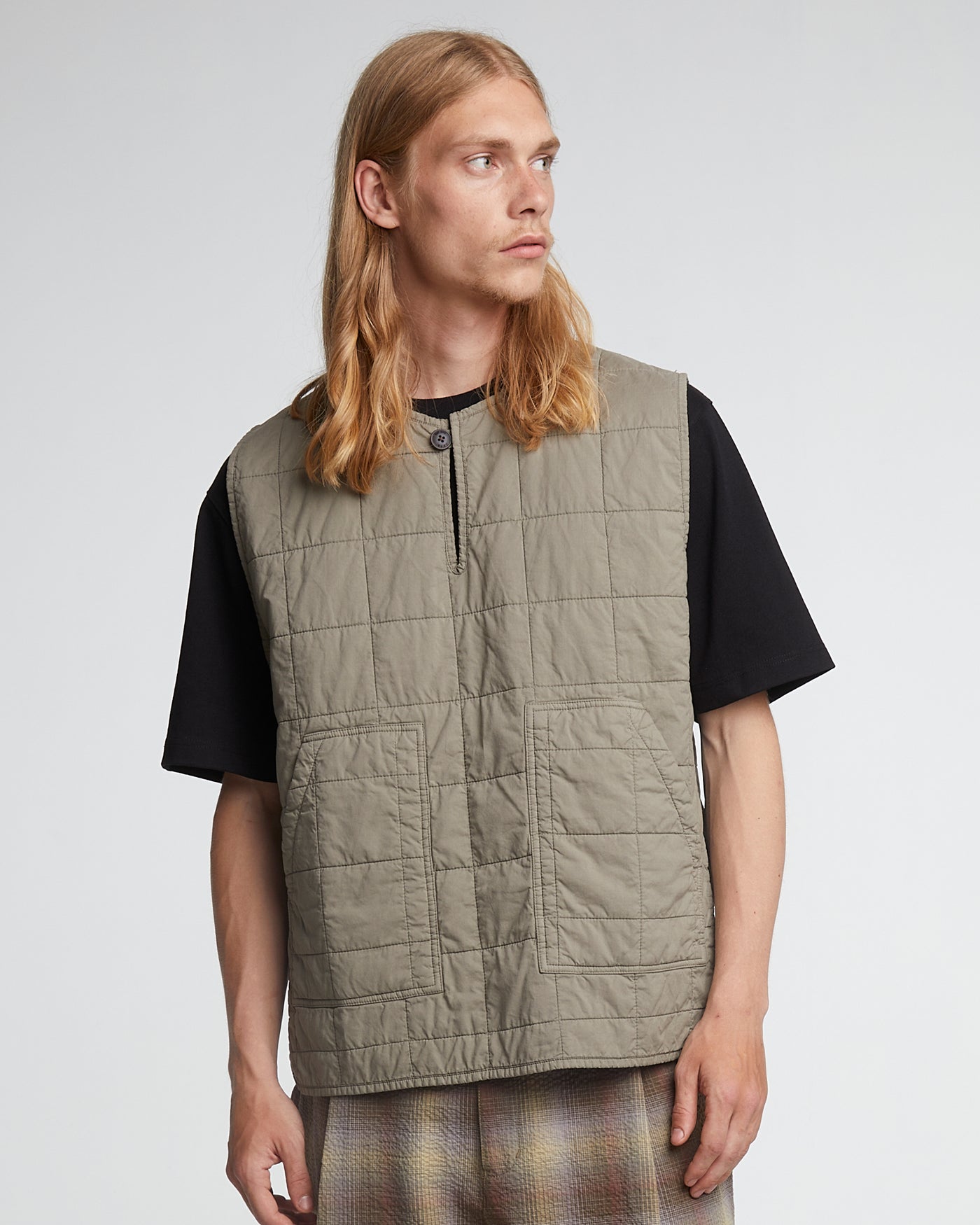Armor Vest Cotton Quilt Cobblestone