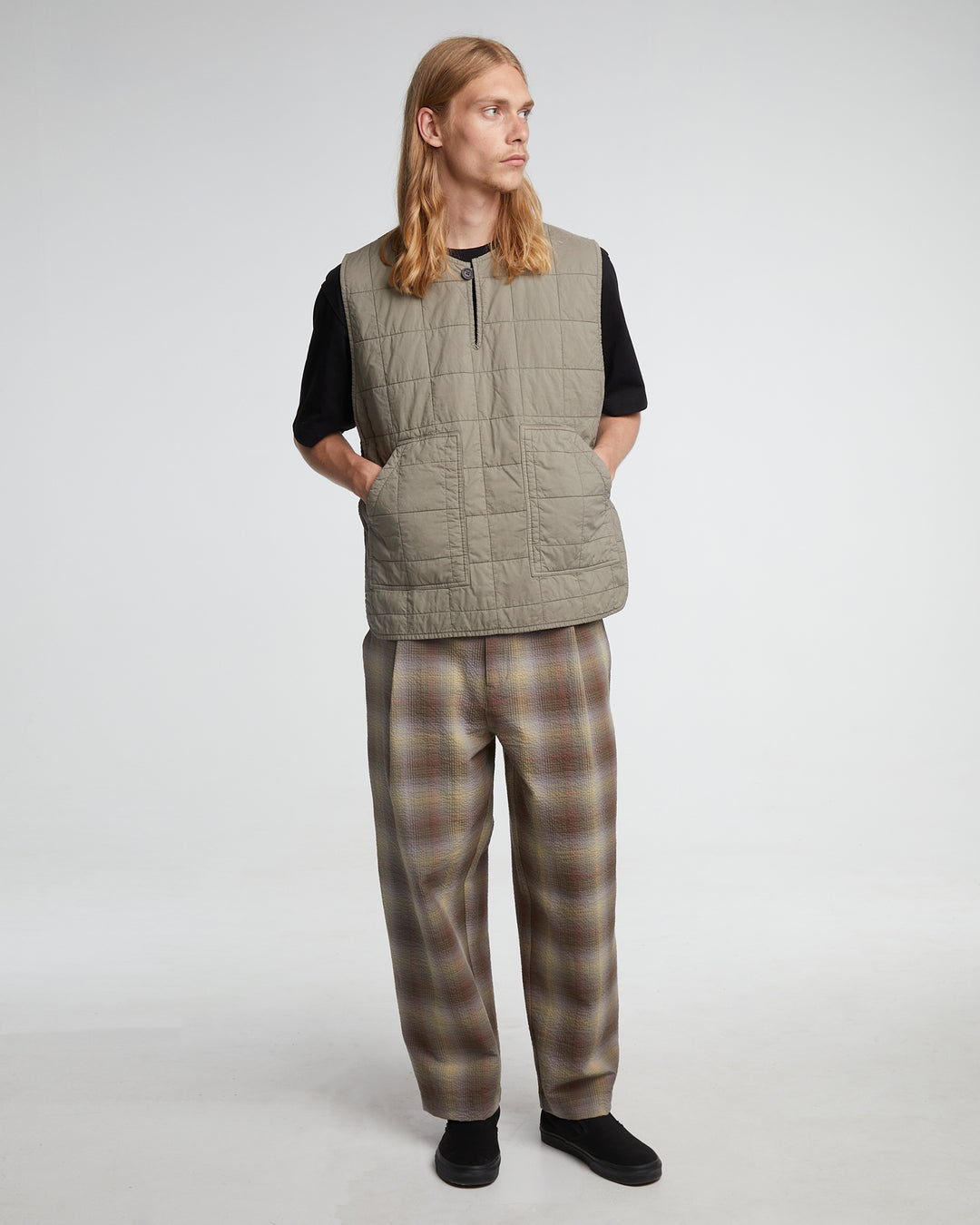 Armor Vest Cotton Quilt Cobblestone