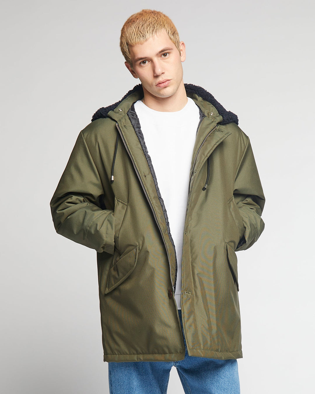 Artic Parka Nylon Bottle Green