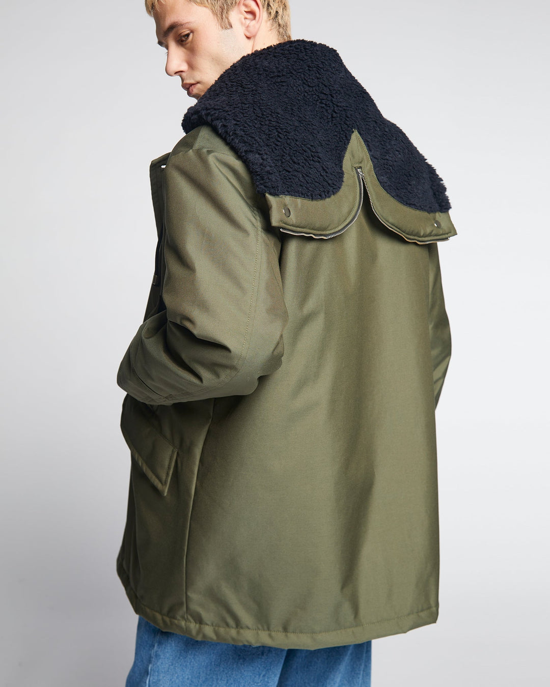 Artic Parka Nylon Bottle Green