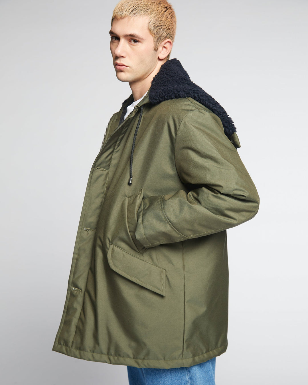 Artic Parka Nylon Bottle Green