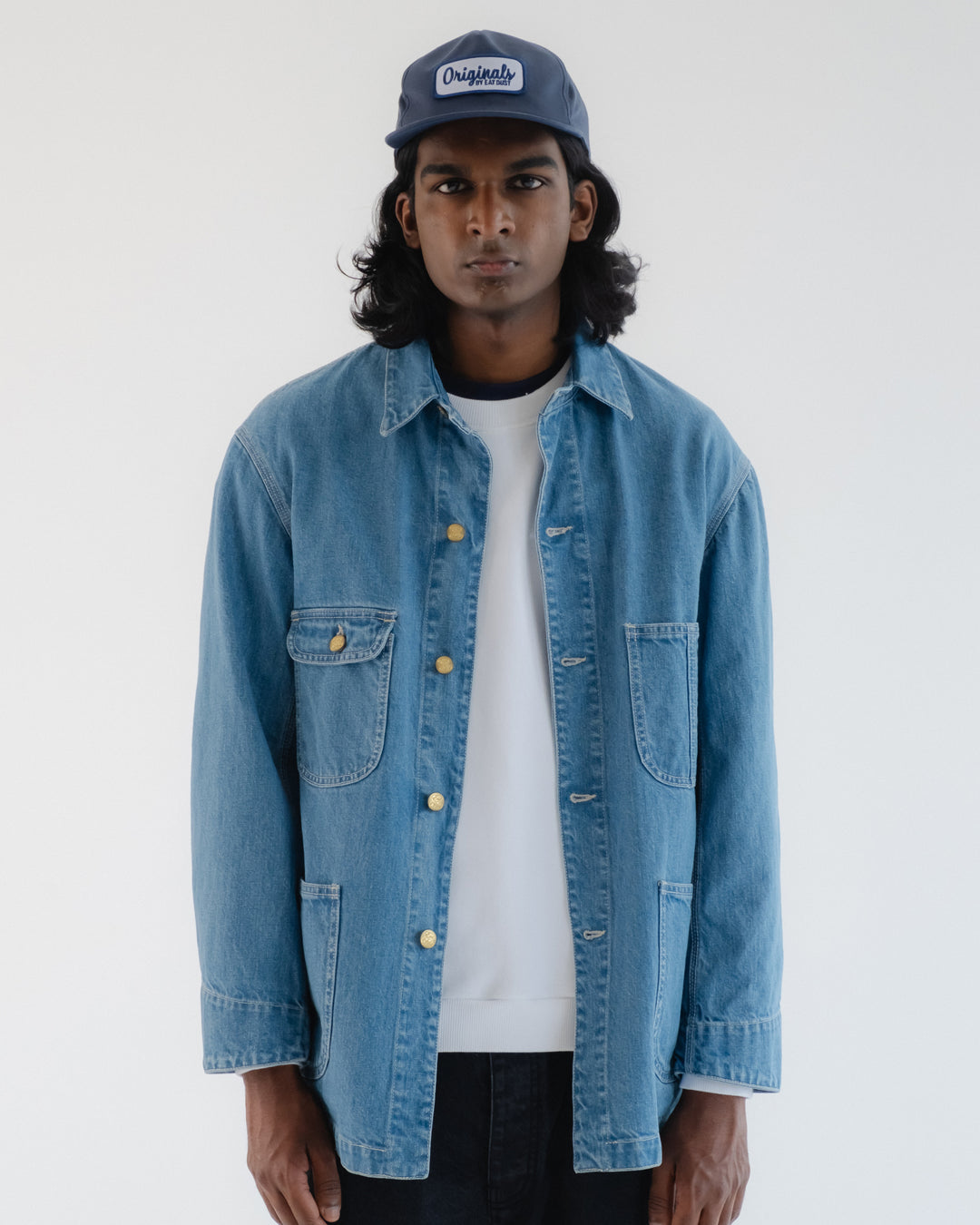 Alcatraz Jacket Salt Lake Denim Bleached Blue