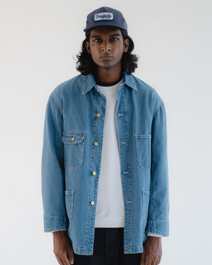 Alcatraz Jacket Salt Lake Denim Bleached Blue