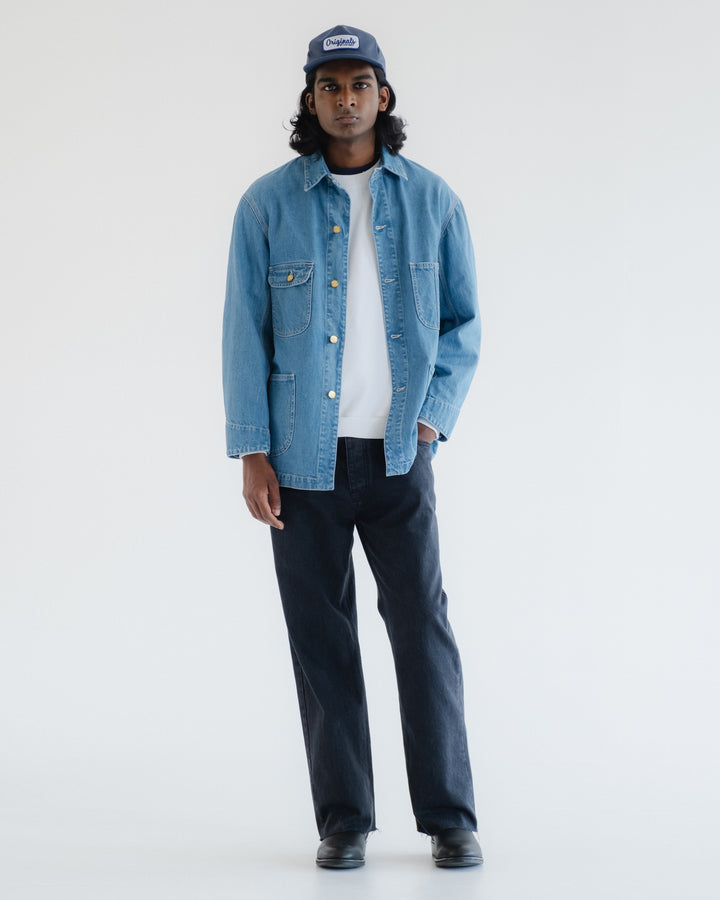 Alcatraz Jacket Salt Lake Denim Bleached Blue