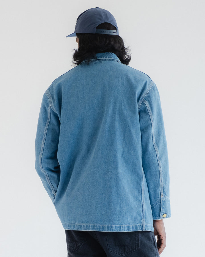 Alcatraz Jacket Salt Lake Denim Bleached Blue