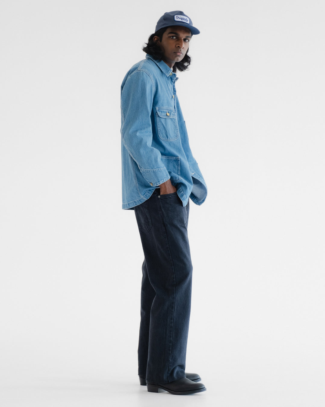 Alcatraz Jacket Salt Lake Denim Bleached Blue