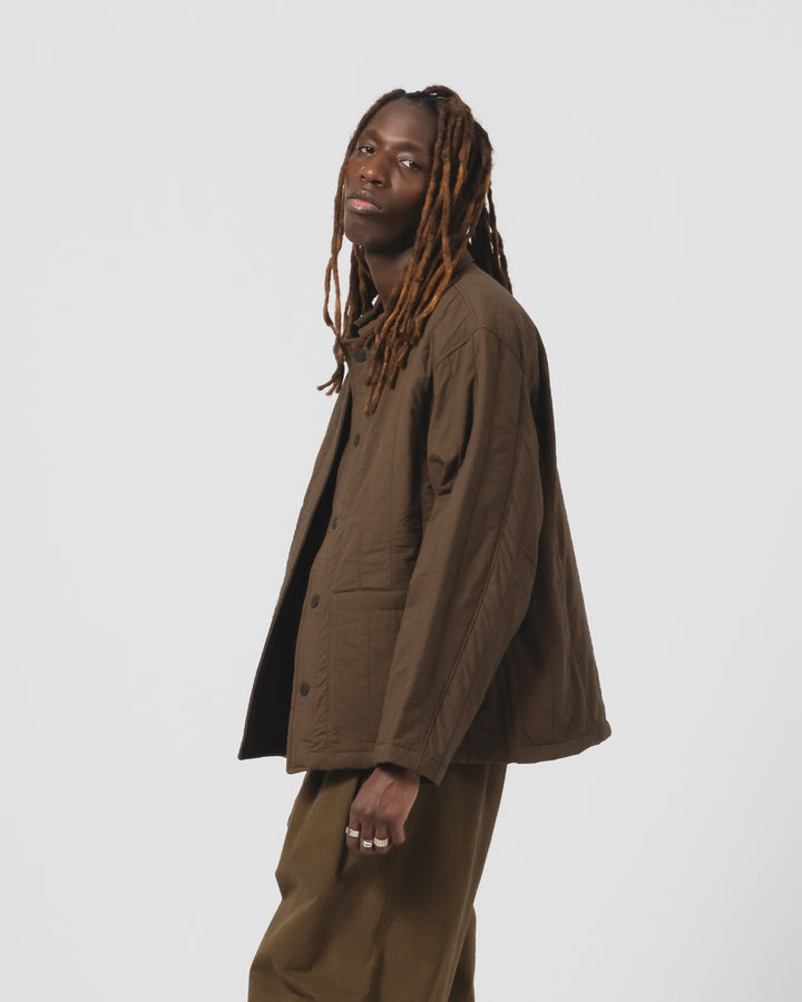 Sonora Jacket Quilted Cotton Java Brown