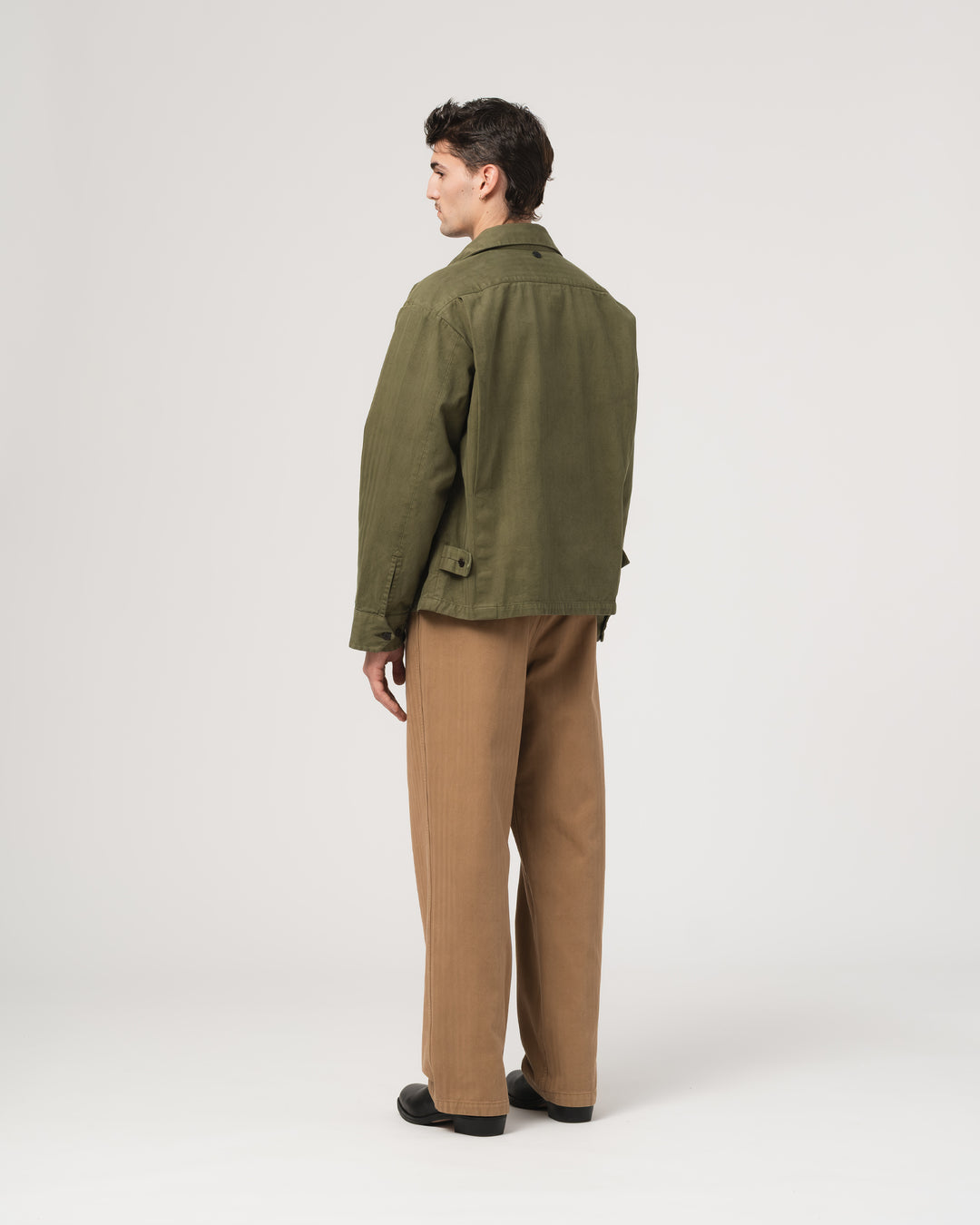 Union Jacket Desire Herringbone Twill Avocado