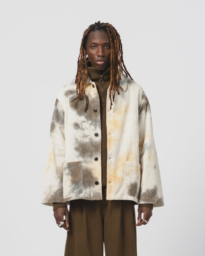 Coach Jacket Marsian Cord Aluminium