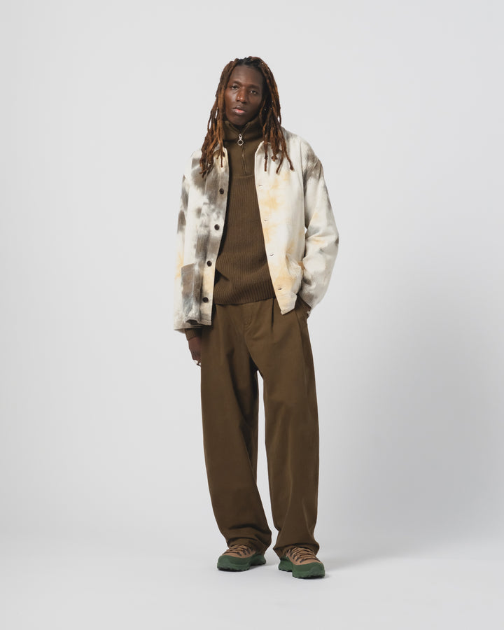 Coach Jacket Marsian Cord Aluminium