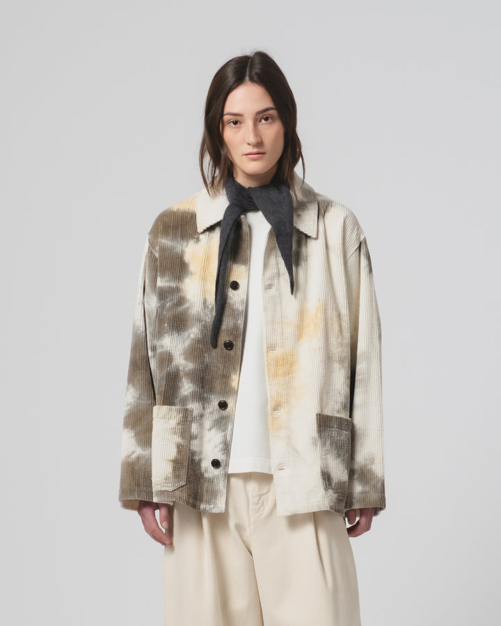 Coach Jacket Marsian Cord Aluminium