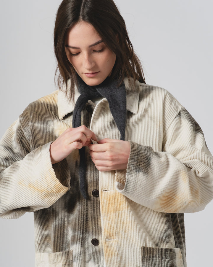 Coach Jacket Marsian Cord Aluminium