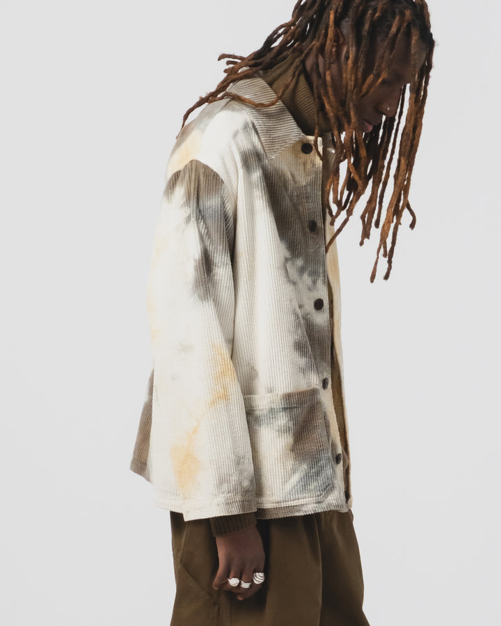 Coach Jacket Marsian Cord Aluminium