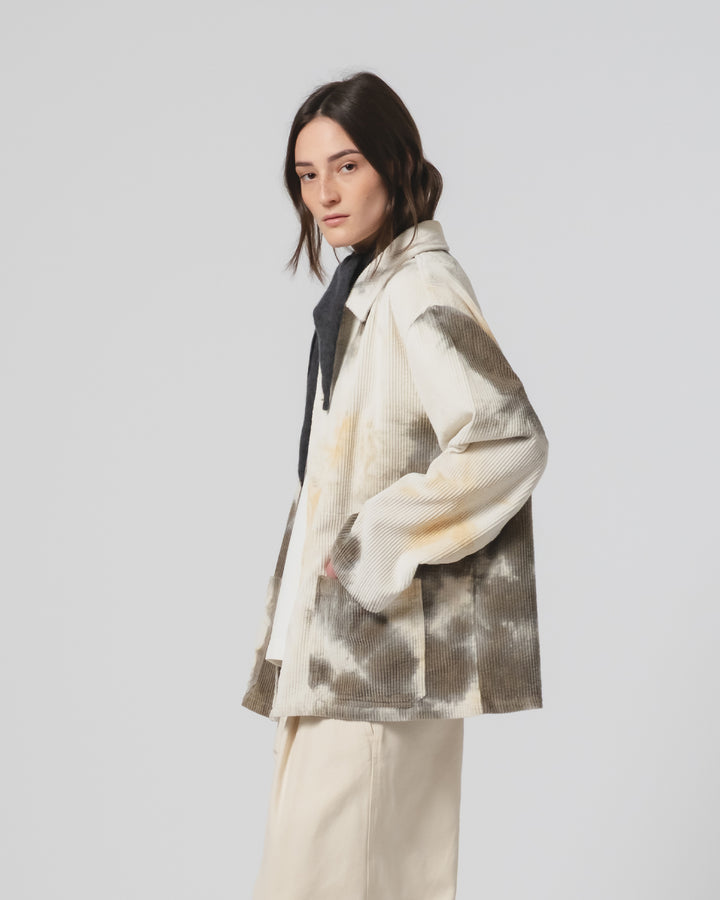 Coach Jacket Marsian Cord Aluminium