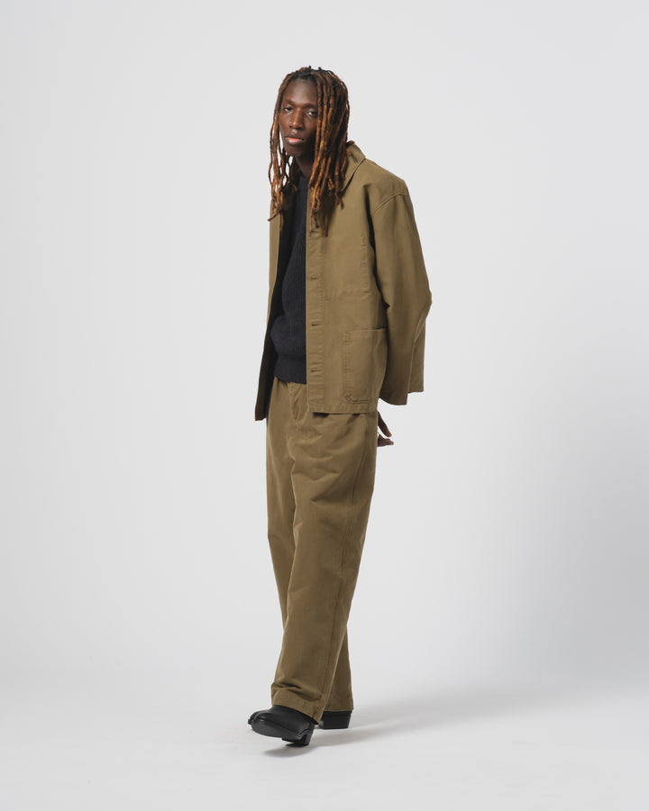 Coach Jacket Nebraska Cotton Fossil Green