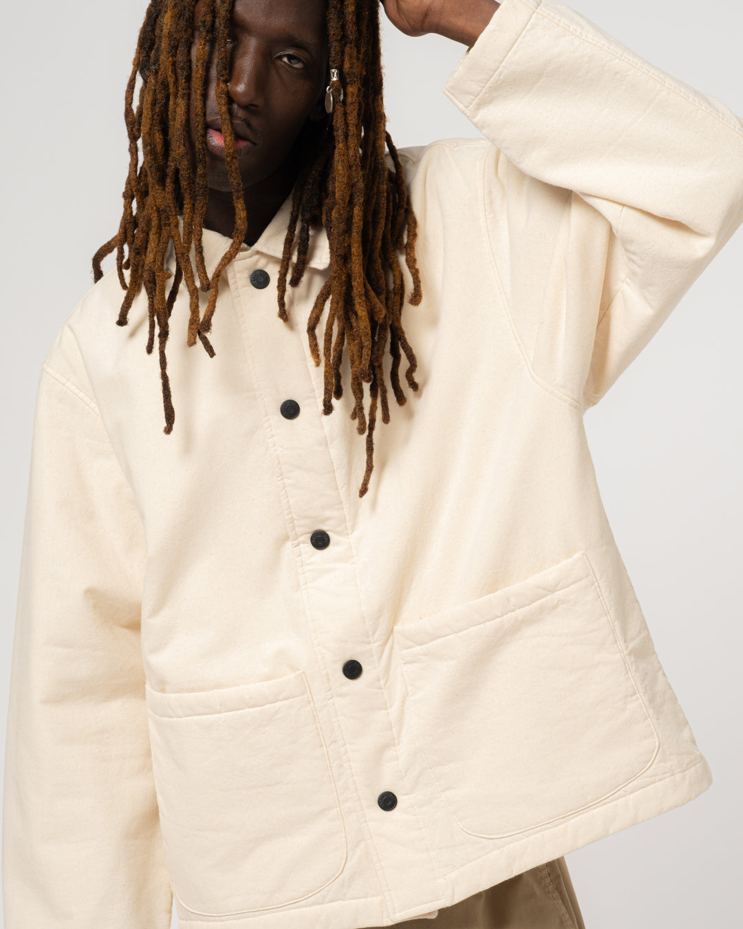 Sonora Jacket Padded Cotton Ecru