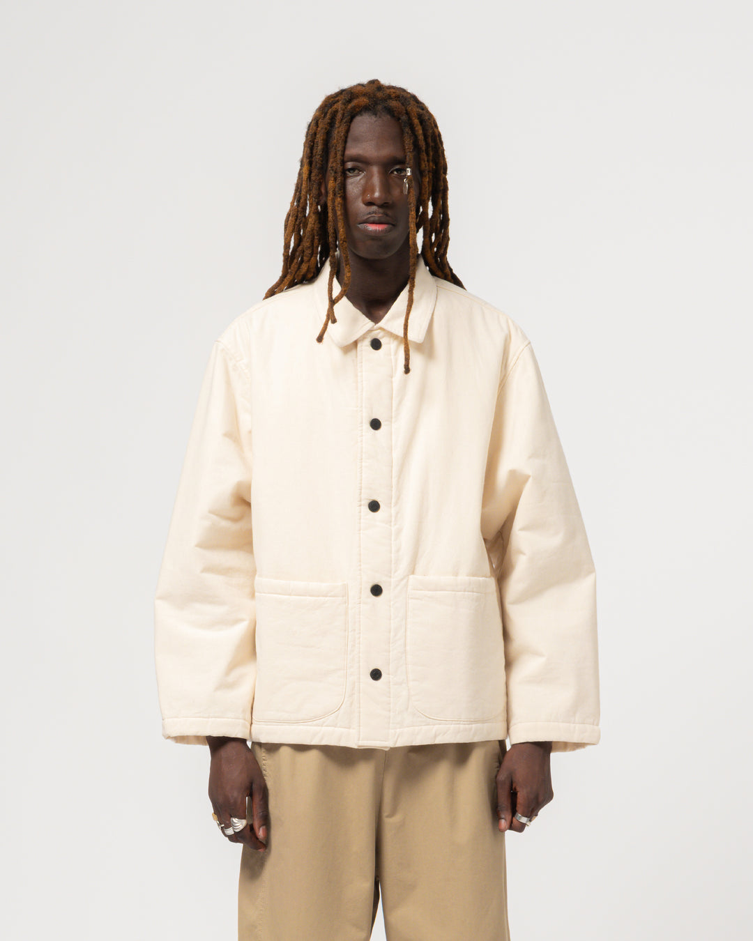 Sonora Jacket Padded Cotton Ecru