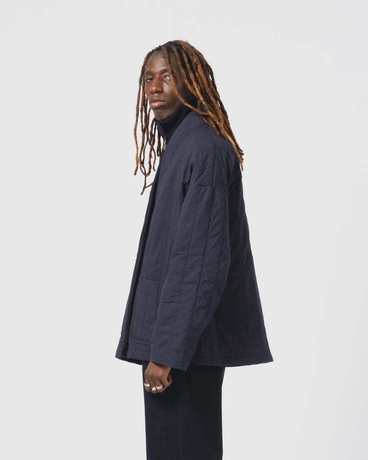Edo Jacket Quilted Cotton Inkt
