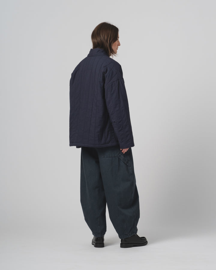Edo Jacket Quilted Cotton Inkt