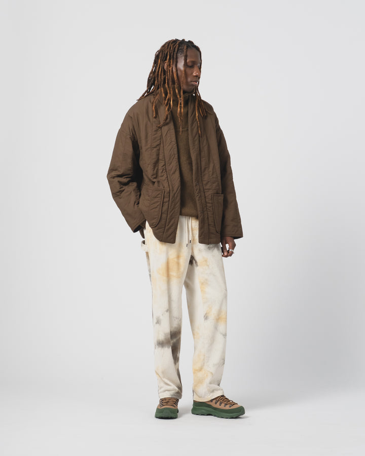 Edo Jacket Quilted Cotton Java Brown